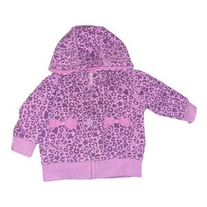 3/10$ Baby Girl Purple Sweater with bows (3 months) George brand